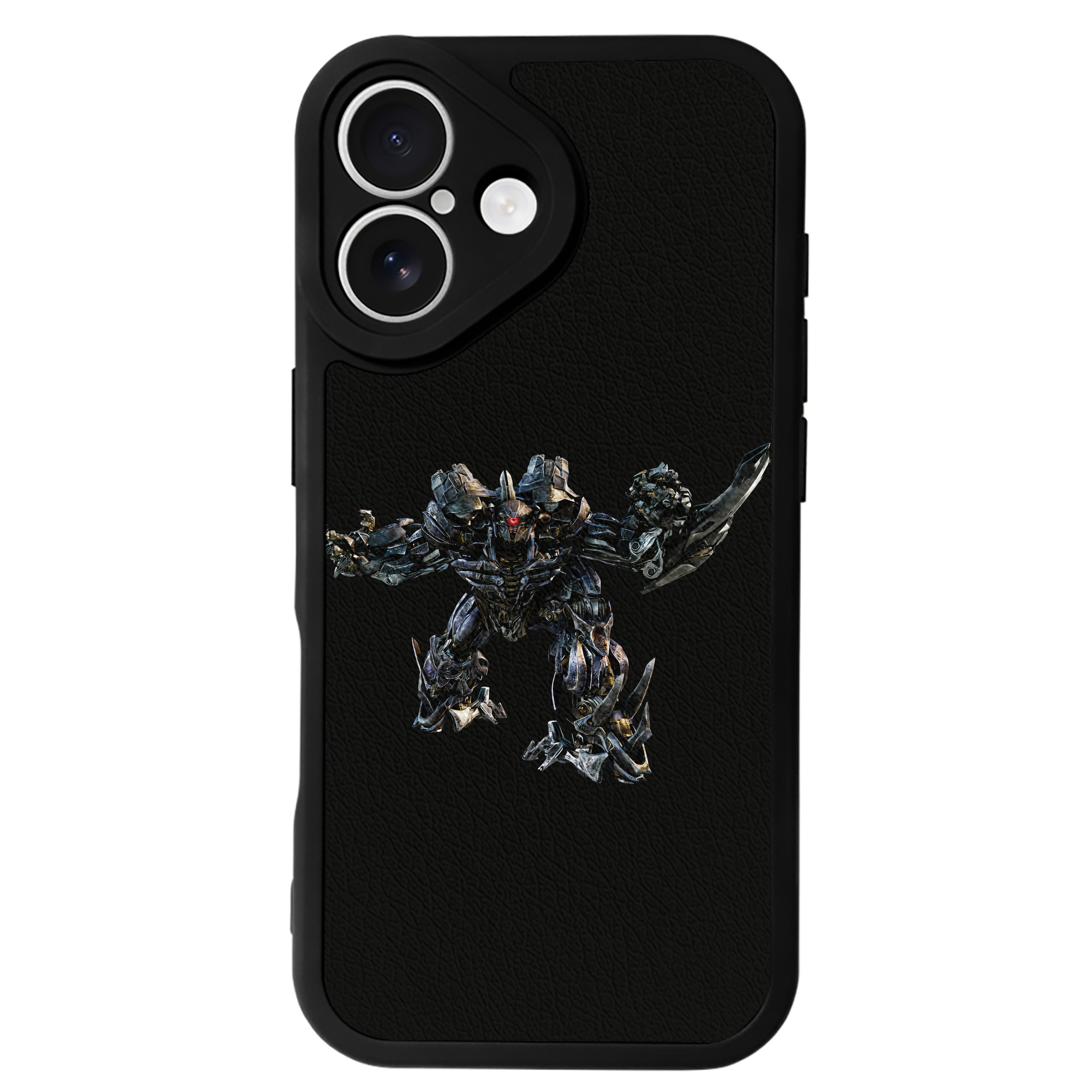 （画像用） Transformers トランスフォーマー 【iPhone 16シリーズ対応】シリコンスマホケース（レザー調） 材質：シリコン